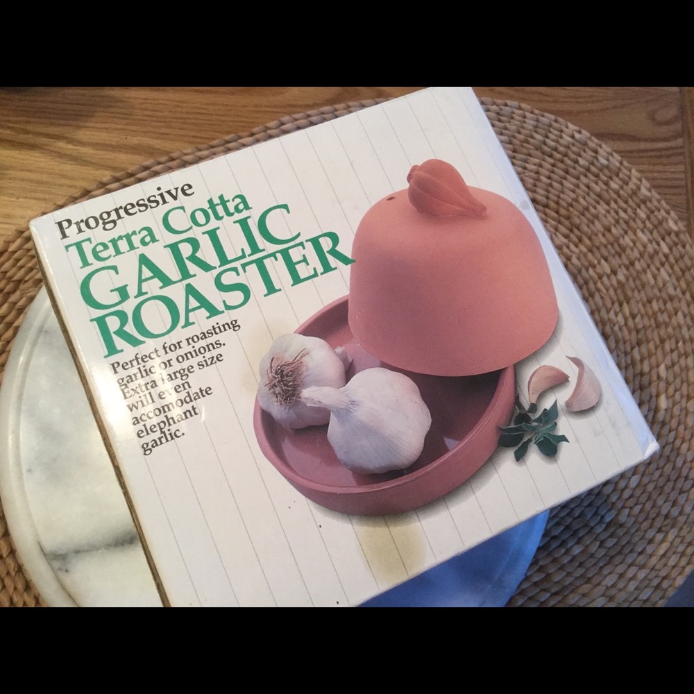🎁New terra-cotta garlic roasted